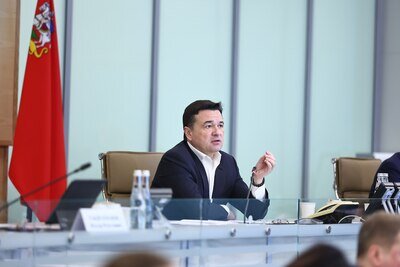    Совещание Губернатора Московской области Андрея Воробьева с руководящим составом правительства Московской области и главами городских округов © Антон Чернов, «Подмосковье Сегодня»