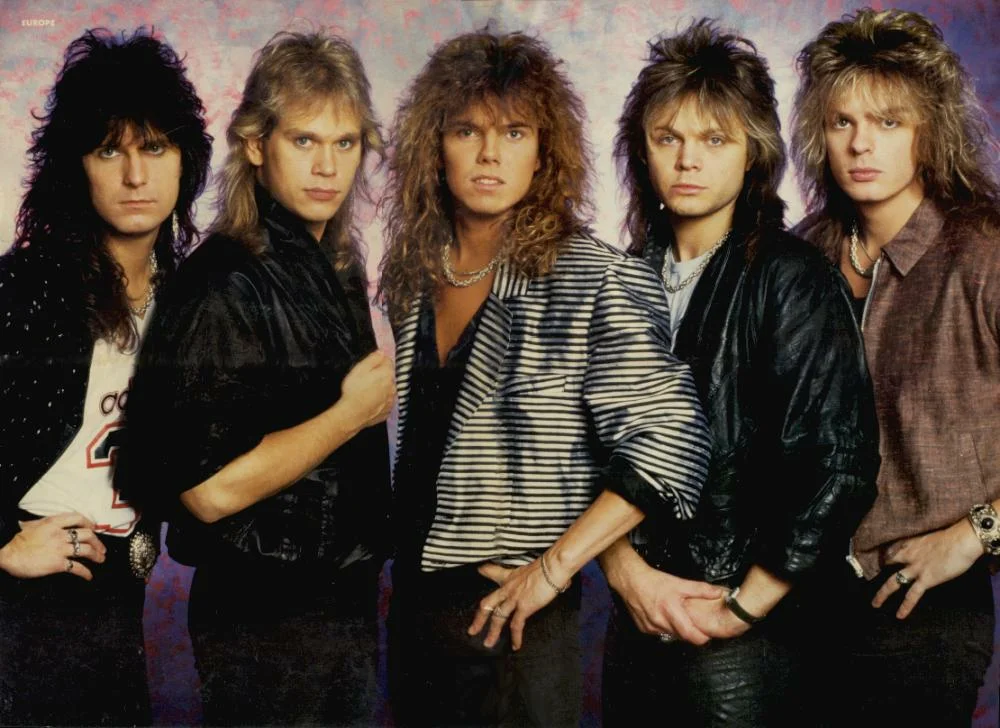 Зарубежных песни европа. Europe Band 1986. Whitesnake 1987 Band. Группа Europe the Final Countdown. Электроклуб группа 80-х.