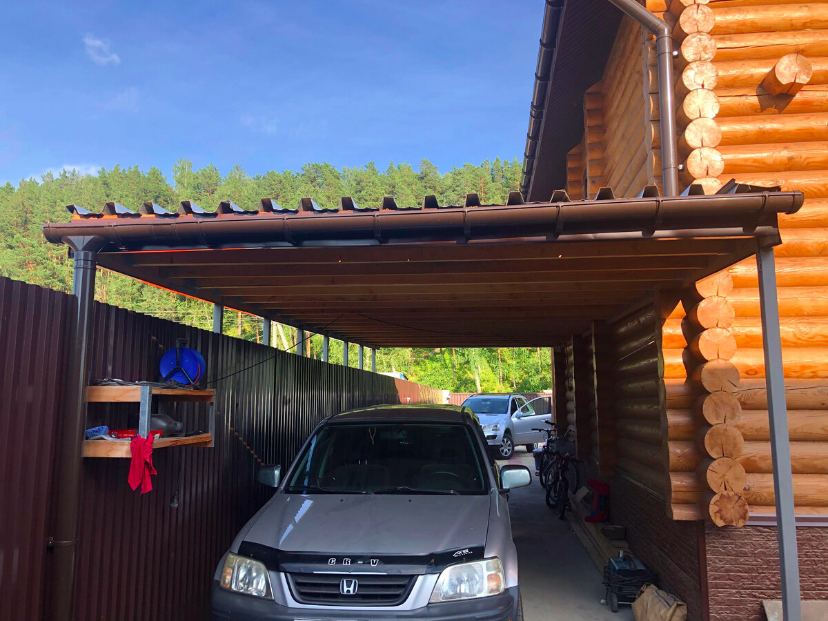 Крыша из профлиста