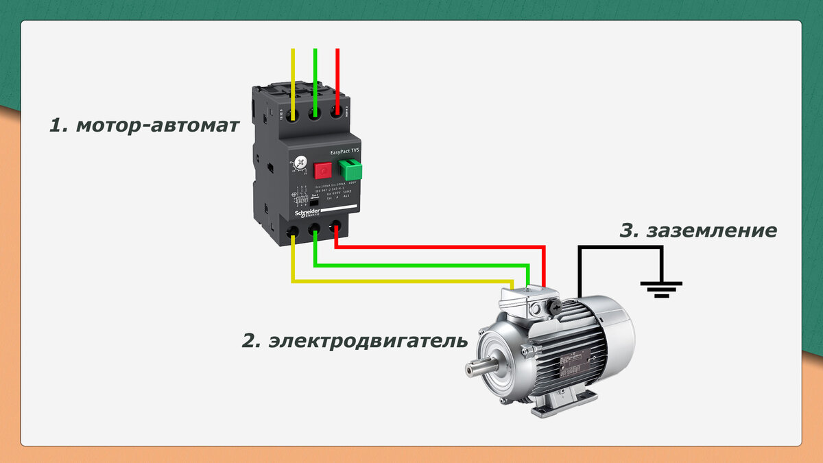 Правильное подключение электродвигателя