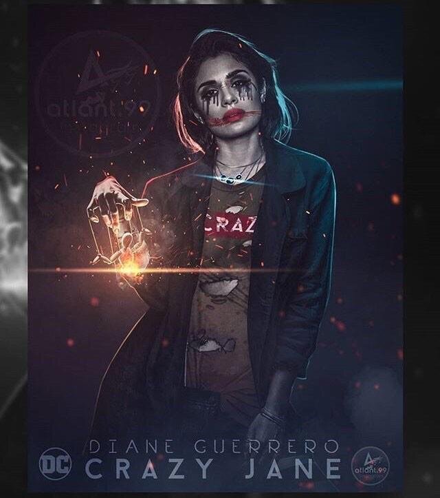 Дайан Герреро в образе Безумной Джейн