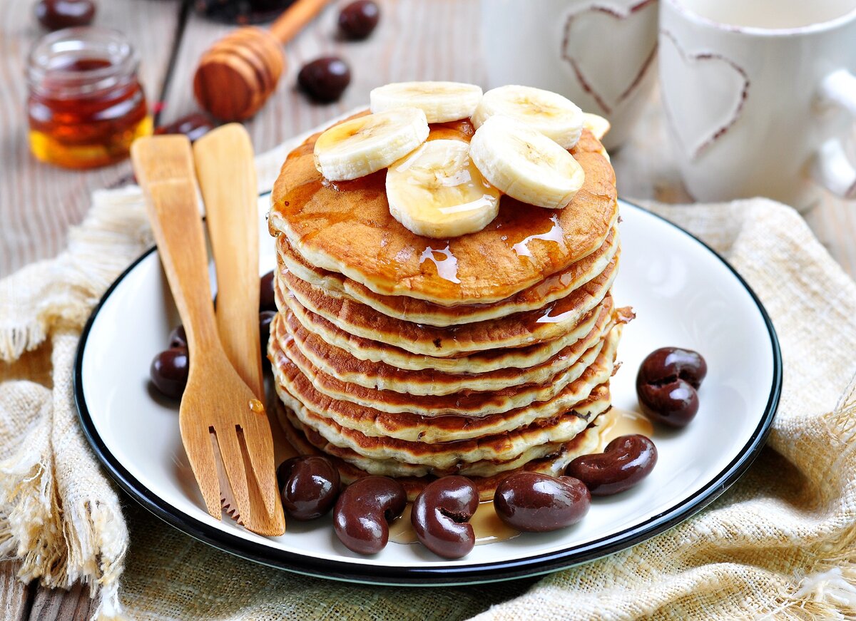 🥞 Панкейки на кефире без яиц — рецепт с фото