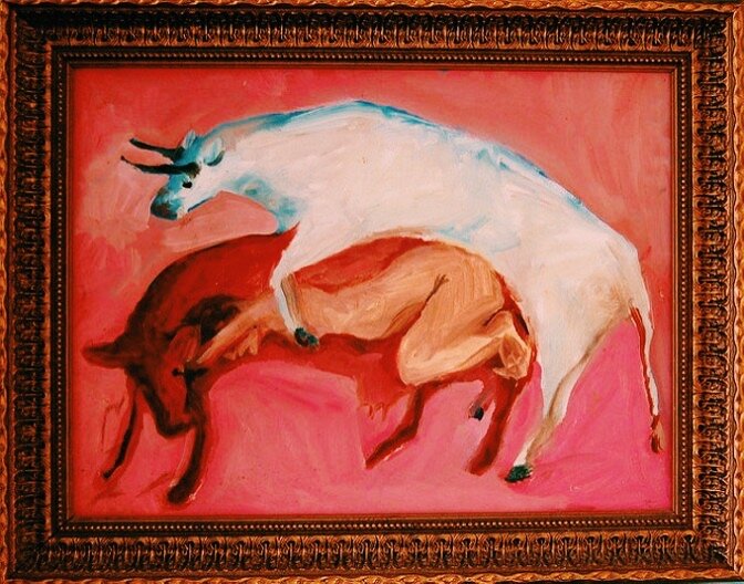 Пасифая и бык, арт