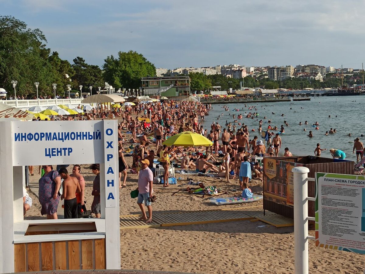 Фото пляжей в геленджике