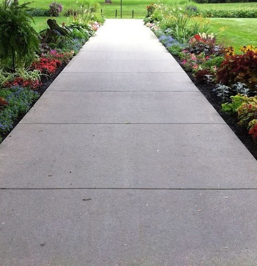 бетонная дорожка