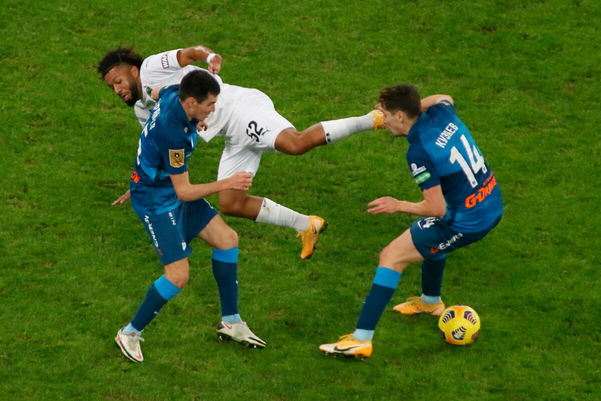 Петербургский "Зенит" обыграл "Краснодар" со счётом 3:1