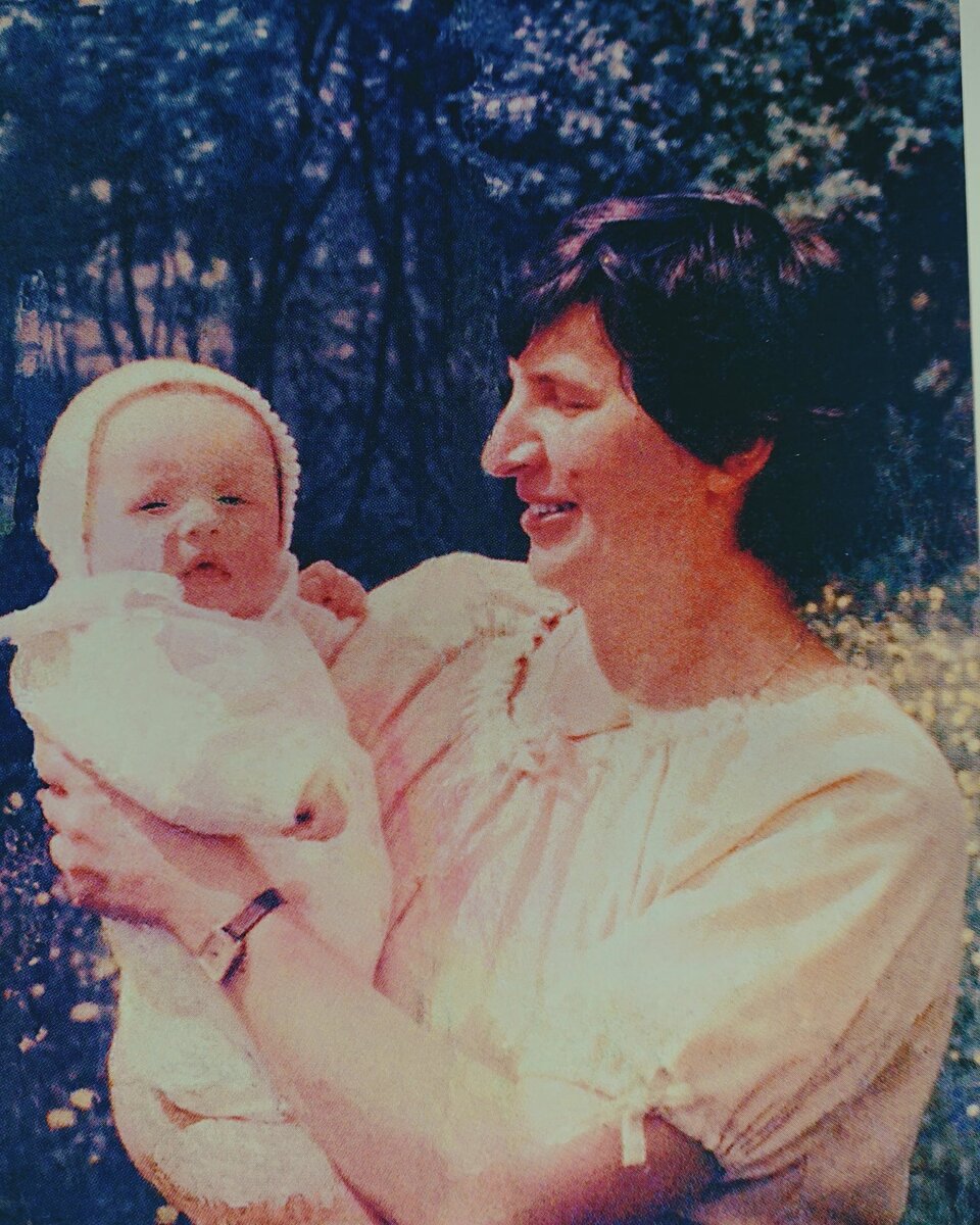 Юстина с мамой