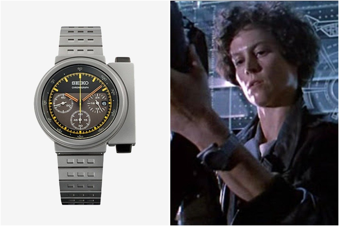56 секунд в часах. Seiko Giugiaro 7a28-7000. Часы Элиен Рипли