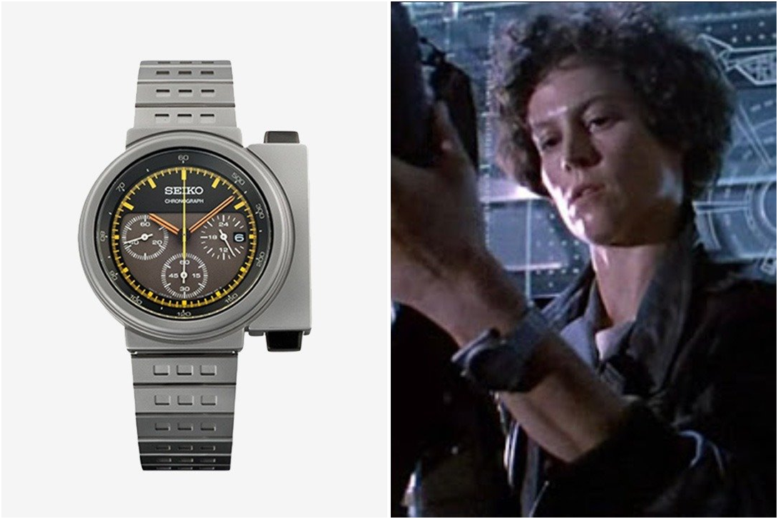 She watches films. Seiko Giugiaro 7a28-7000. Часы Alien Casio Ripley. Эллен Рипли часы. Seiko 80s.