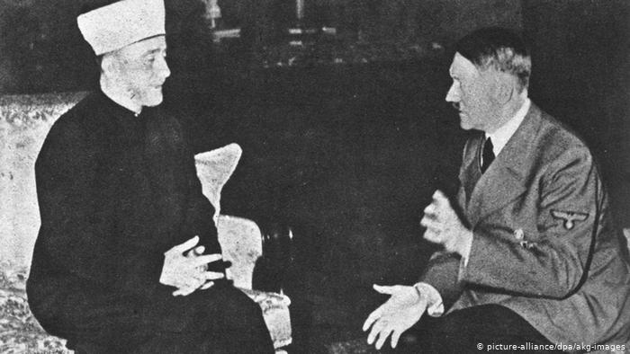 Муфтий Иерусалима встретился с Адольфом Гитлером в 1941 году,  некоторые из мусульманских союзников Гитлера разделяли ненависть нацистского лидера к евреям.