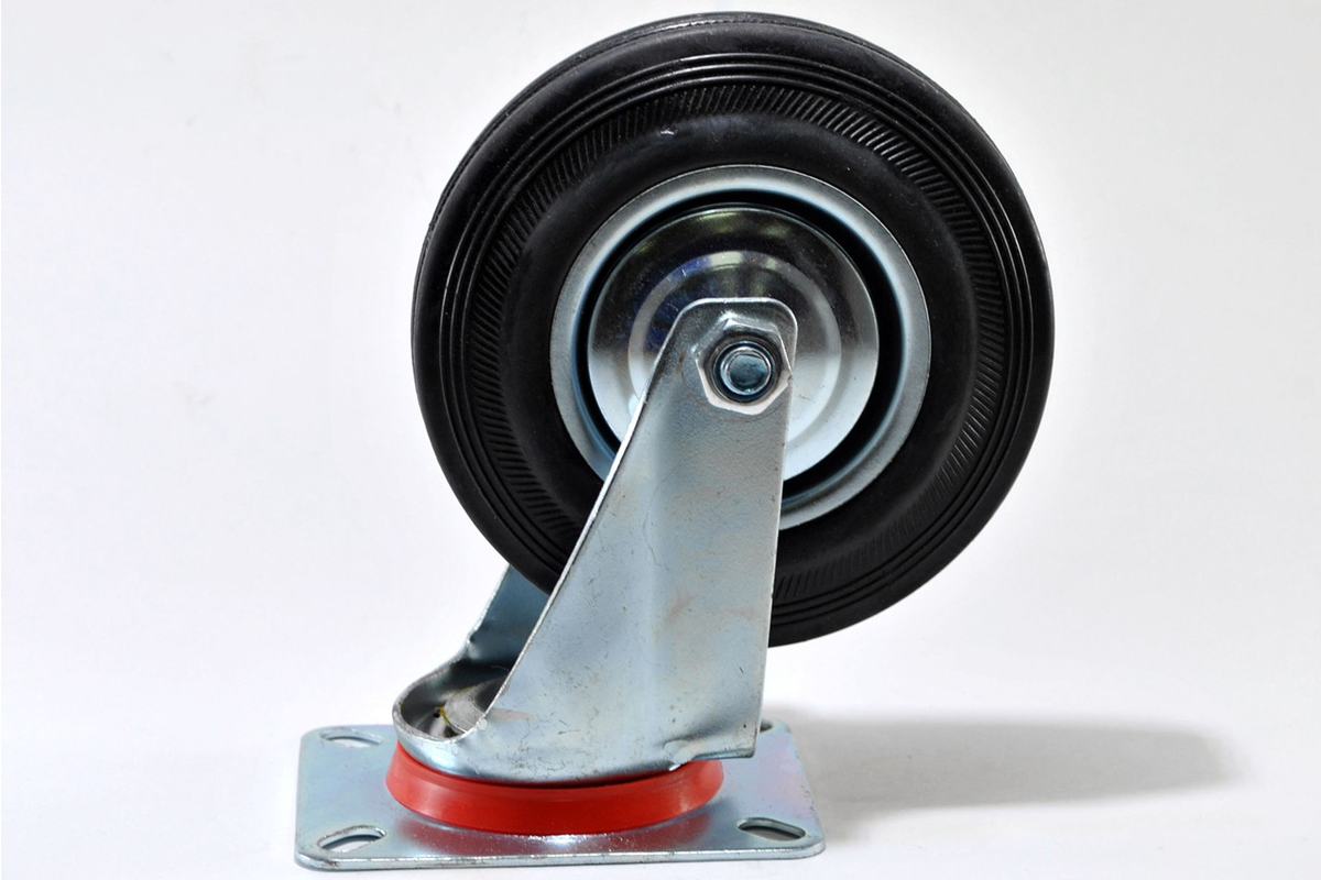 Конструкция промышленного колеса для тележки