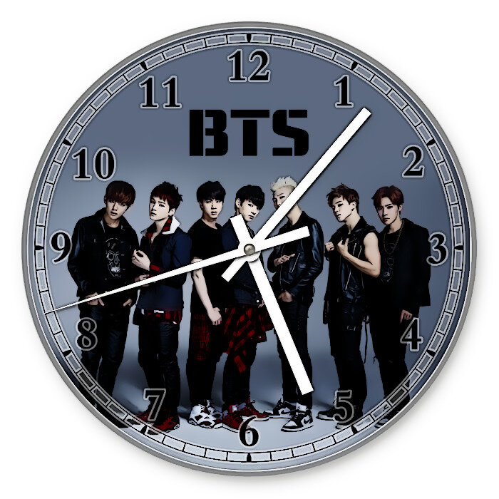 Узнай бтс. Наручные часы с изображением группы BTS.