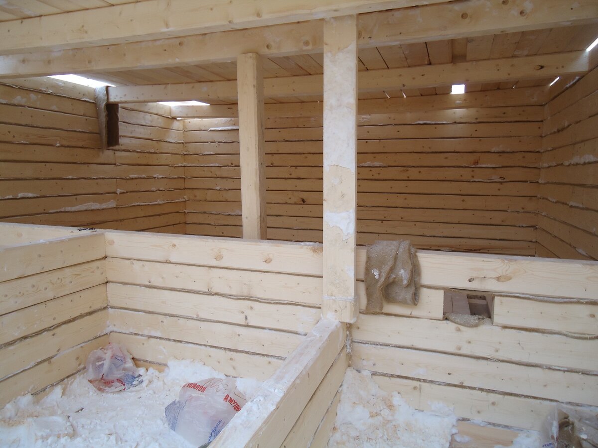 Строительство деревянного дома. Наш первый опыт в стройке.