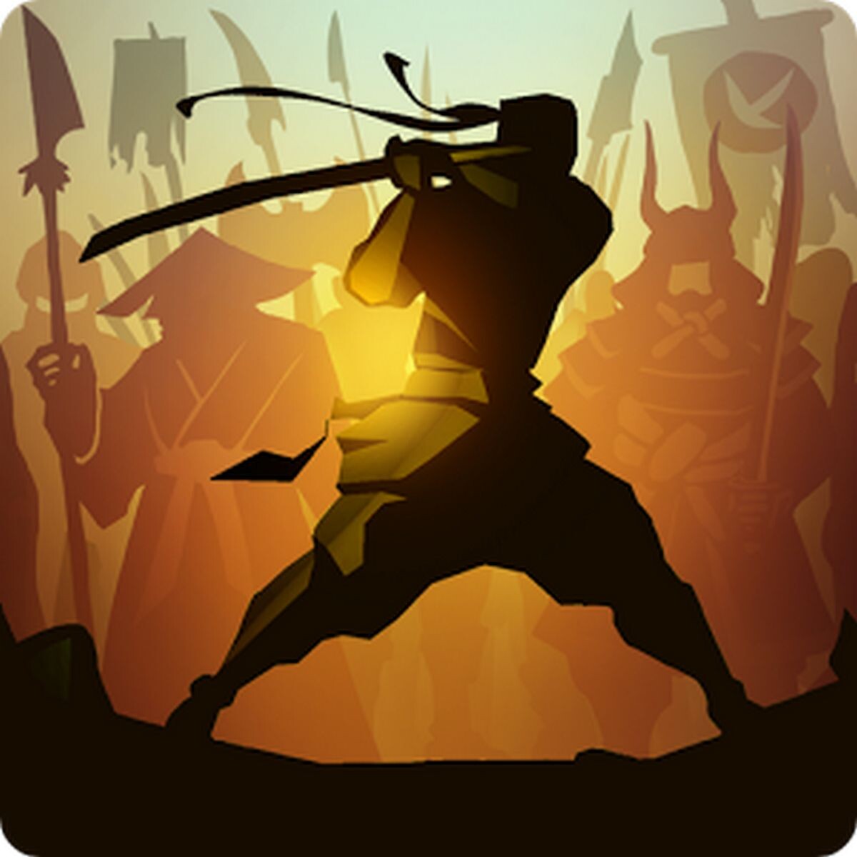 Заставка в игре "Shadow fight 2"