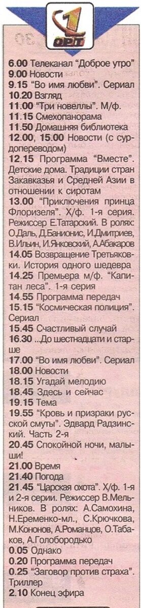 Как менялась сетка первого канала: 1998, 2008 и 2020 годы