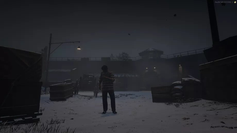 Заключенный Итан Кольт считает свои преступления во время содержания под стражей. Изображение: Rockstar Games via Wild West RP