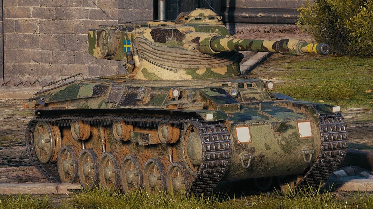 Strv m 42-57 Alt. a2. Швед, который гнет!!