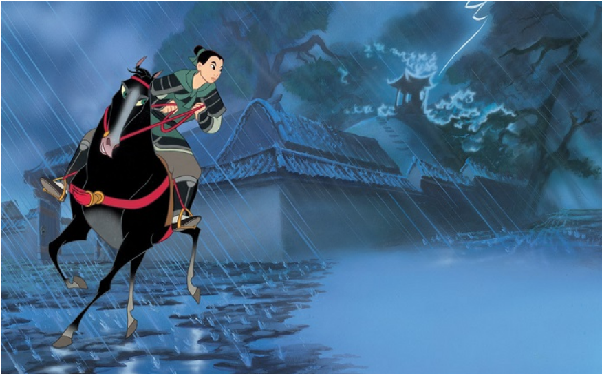                                          Кадр из мультфильма *Мулан*