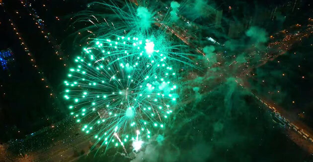 Салют в Самаре 23 февраля 2021