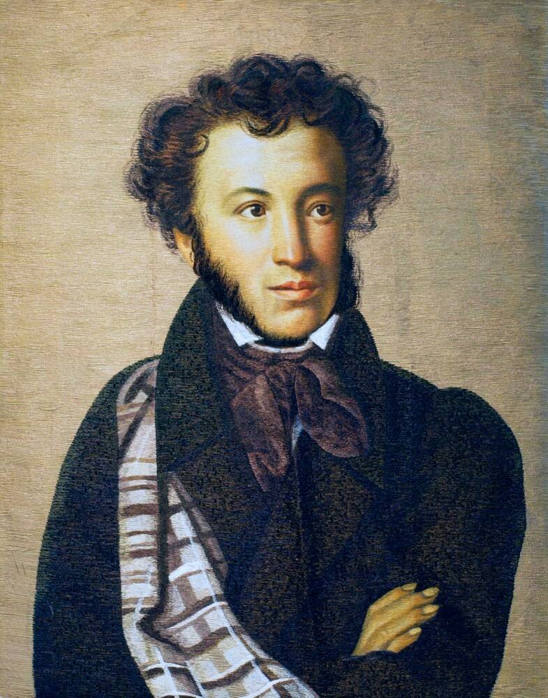 ПУШКИН, Александр Сергеевич (1799–1837), поэт, прозаик, драматург, публицист, критик, основоположник новой русской литературы, создатель русского литературного языка. Родился 26 мая (6 июня н.с.) 1799 года в Москве, в Немецкой слободе. Отец, Сергей Львович Пушкин, принадлежал к старинному дворянскому роду; мать, Надежда Осиповна Пушкина, урожденная Ганнибал, была внучкой Абрама Петровича Ганнибала — "арапа Петра Великого".