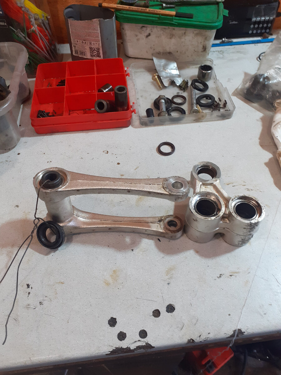 Ремонт прогрессивной подвески на Kayo K4