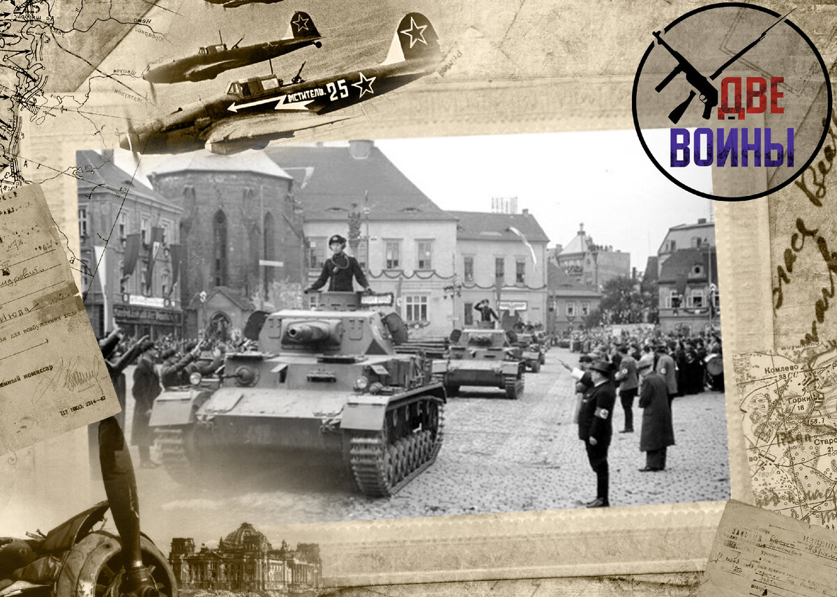 Немецкие танки на параде, 1938 год. Фото в свободном доступе.