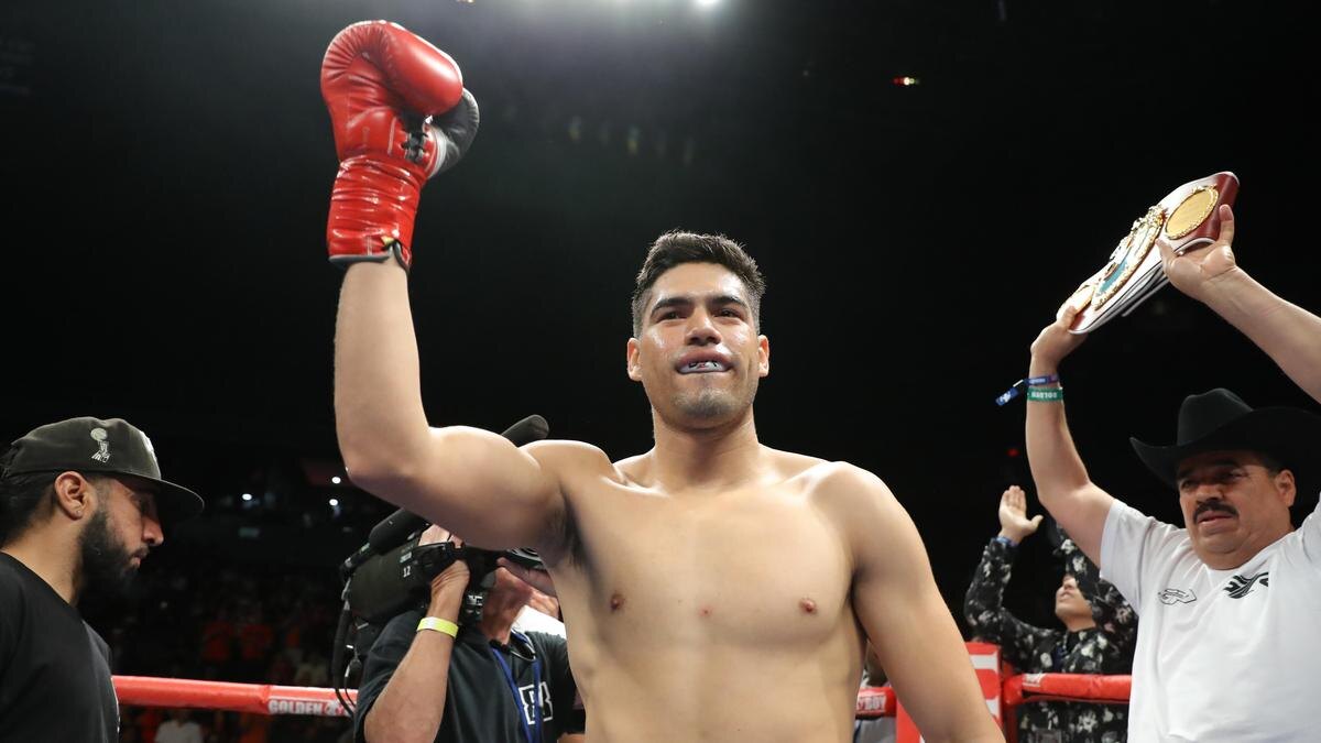    Боксер Гильберто Рамирес:Tom Hogan/Golden Boy Promotions via Getty Images