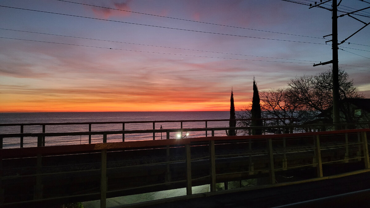 Красный закат