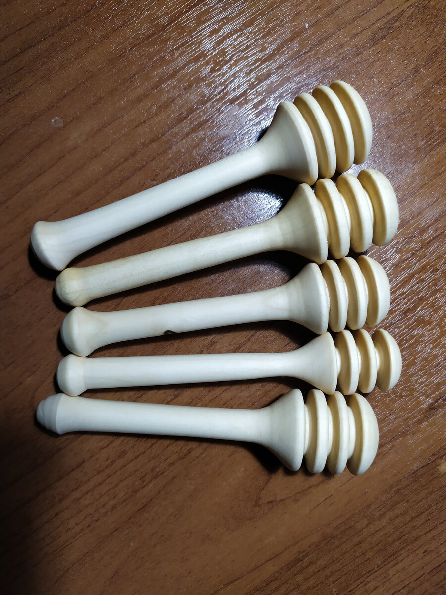 Все ложечки обработаны масловоском