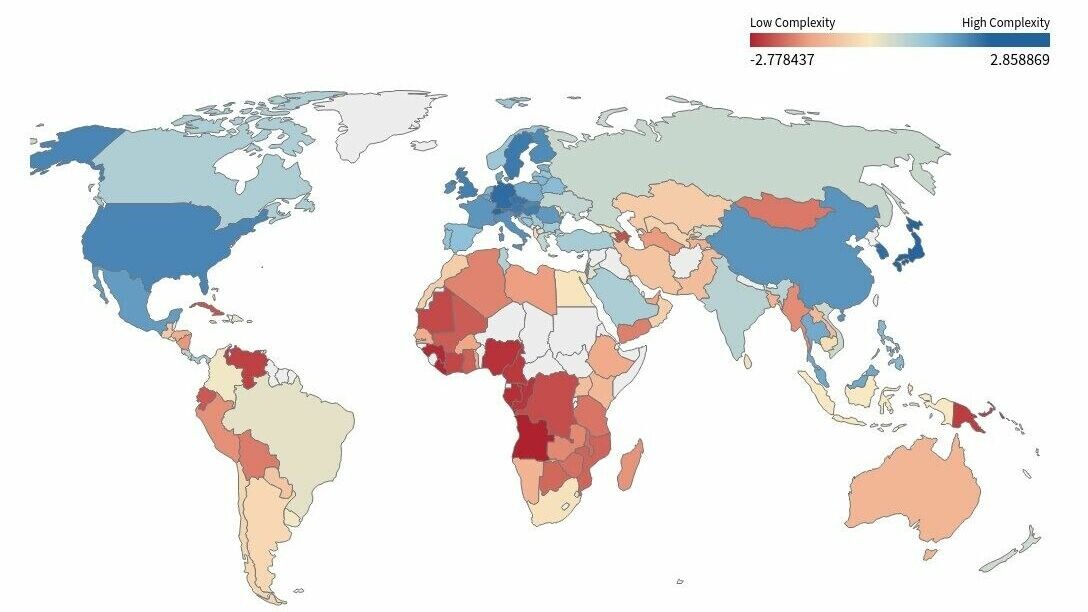     В первой десятке рейтинга сложности экономики находятся сразу семь государств из этих культурных кластеров