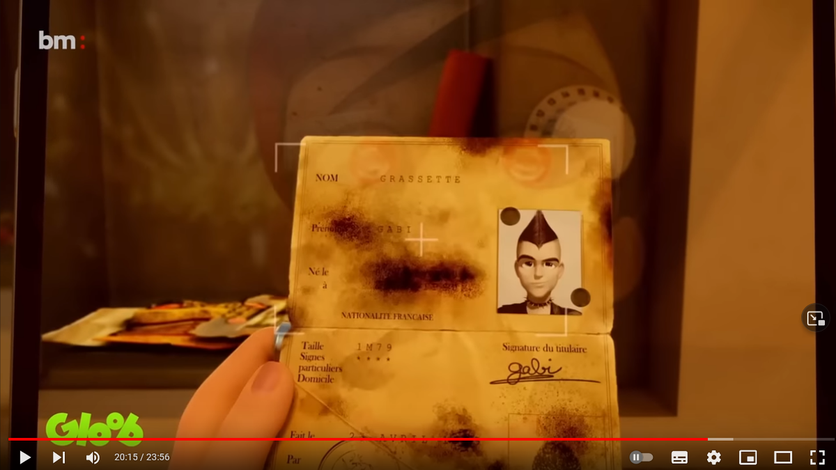 Паспорт юности Хабриэля, кхм