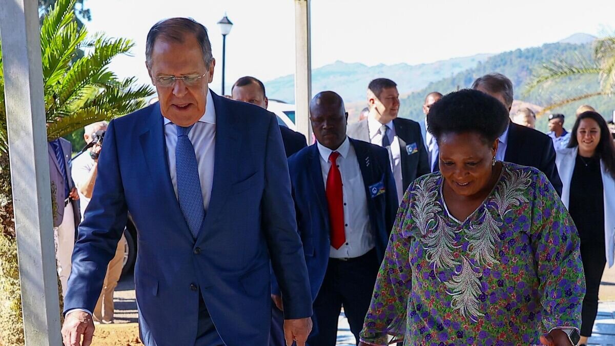    Глава МИД РФ Сергей Лавров в Эсватини© Пресс-служба МИД РФ