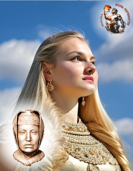 Так могла бы выглядеть Софья Палеолог в молодости и Пластическая реконструкция С. А. Никитина по черепу Софьи