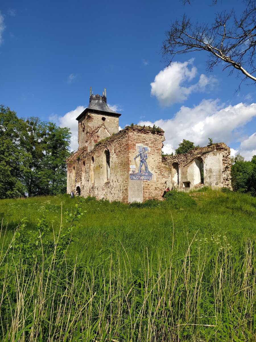 Кирха в поселке Зеленополье