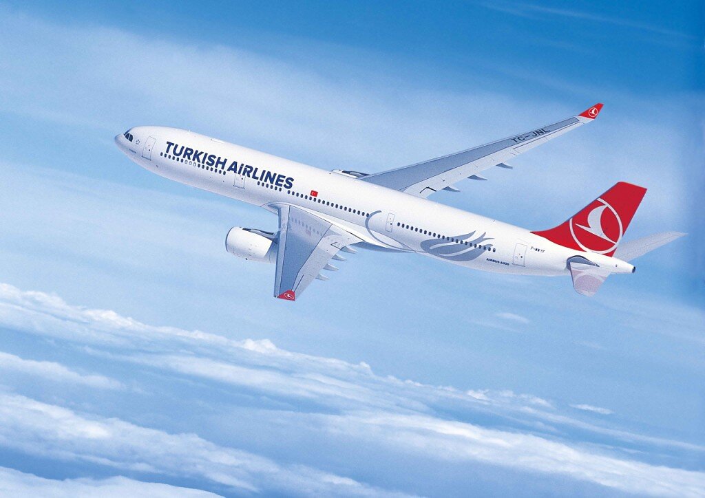 Самолет авиакомпании Turkish Airlines. Изображение взято из открытых источников Internet