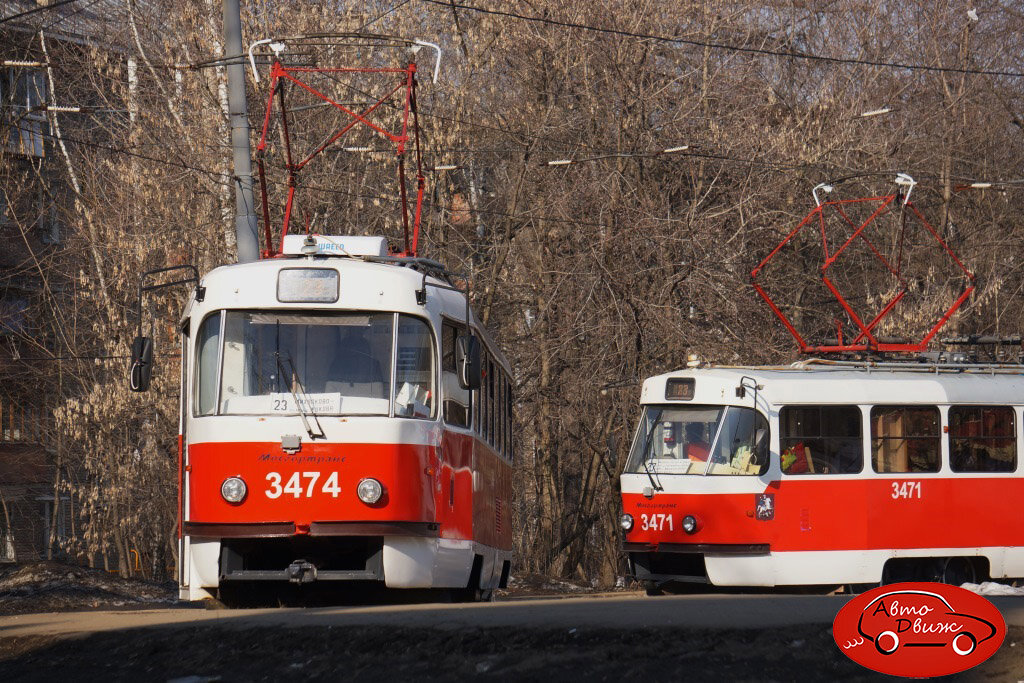Московские трамваи всего 7 лет назад…