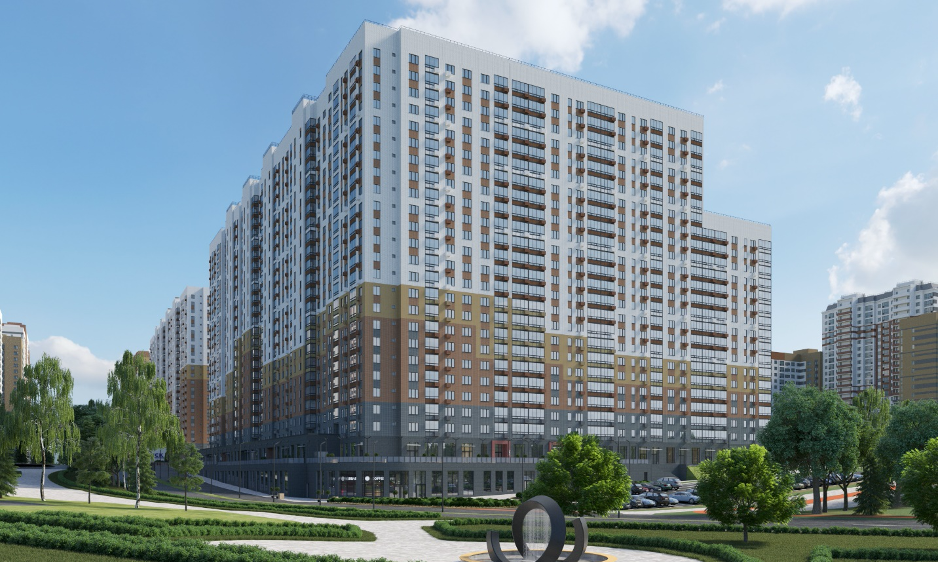 Рендер 6-го корпуса третьей очереди ЖК Южная Битца, fsk.ru