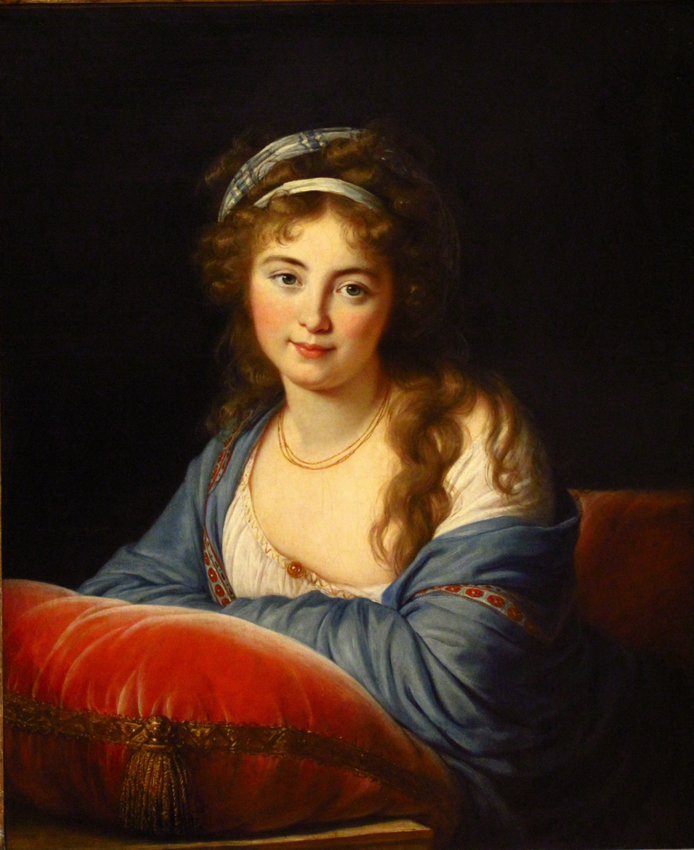Элизабет Виже - Лебрен. Графиня Екатерина Васильевна Скавронская (1761-1829), урождённая Энгельгардт, племянница князя Потёмкина, жена графов П. М. Скавронского (первый брак) и Джулио Литта (второй брак). 1796