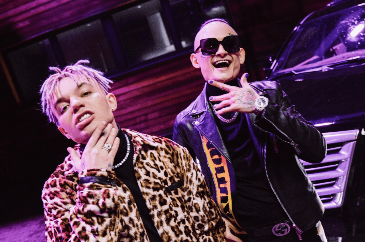 Моргенштерн и Элджей на съемках клипа Cadillac. Фото взято с Яндекс.Картинки