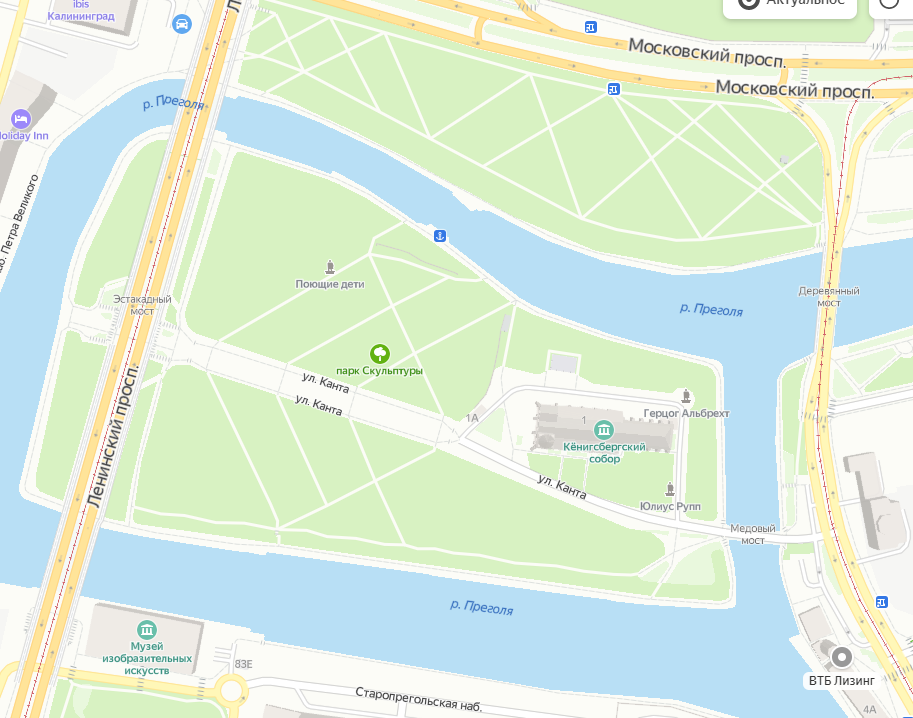 канта калининград карта