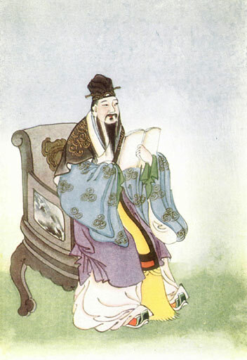 Мэн-цзы из «Мифов и легенд Китая», 1922, E. T. C. Werner. (Image: Wikimedia Commons)