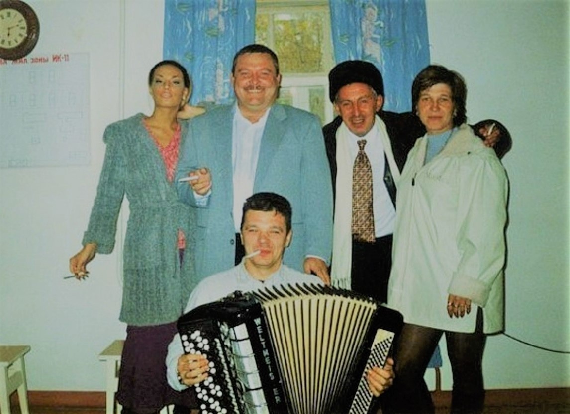 Михаил Круг и Саша Север в компании