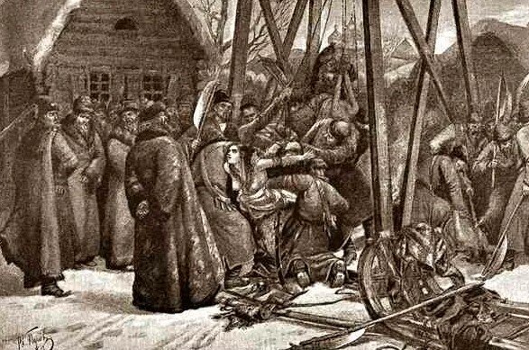 В. Перов «Пытка боярыни Морозовой»
