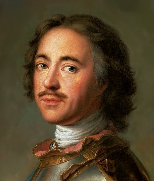 Эскиз (с натуры) портрета Петра I, Париж 1717 год. Натье, Жан-Марк. https://ru.wikipedia.org/wiki