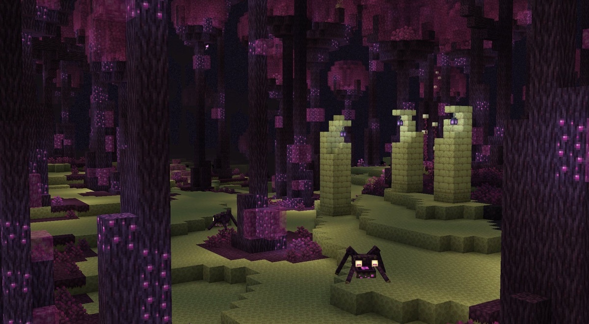 Изменили мир в эндербиоме, добавили новых мобов.