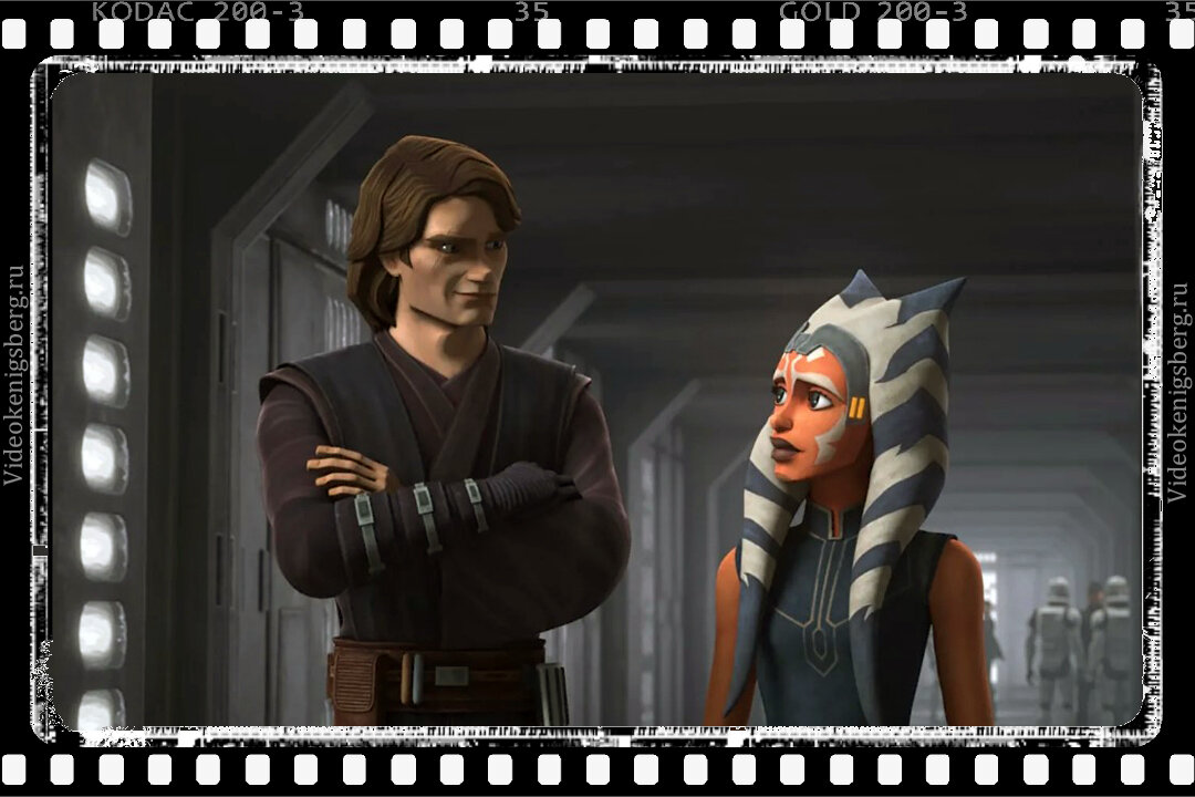 Энакин Скайуокер и Асока Тано