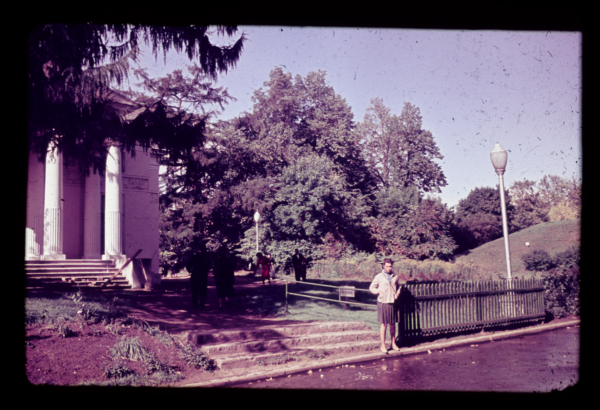 В дворцовом парке, 1960-е. Фото Бориса Раушенбаха, из архива Оксаны Карповой (Раушенбах).
