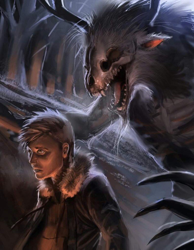 Вот как он охотиться на люде