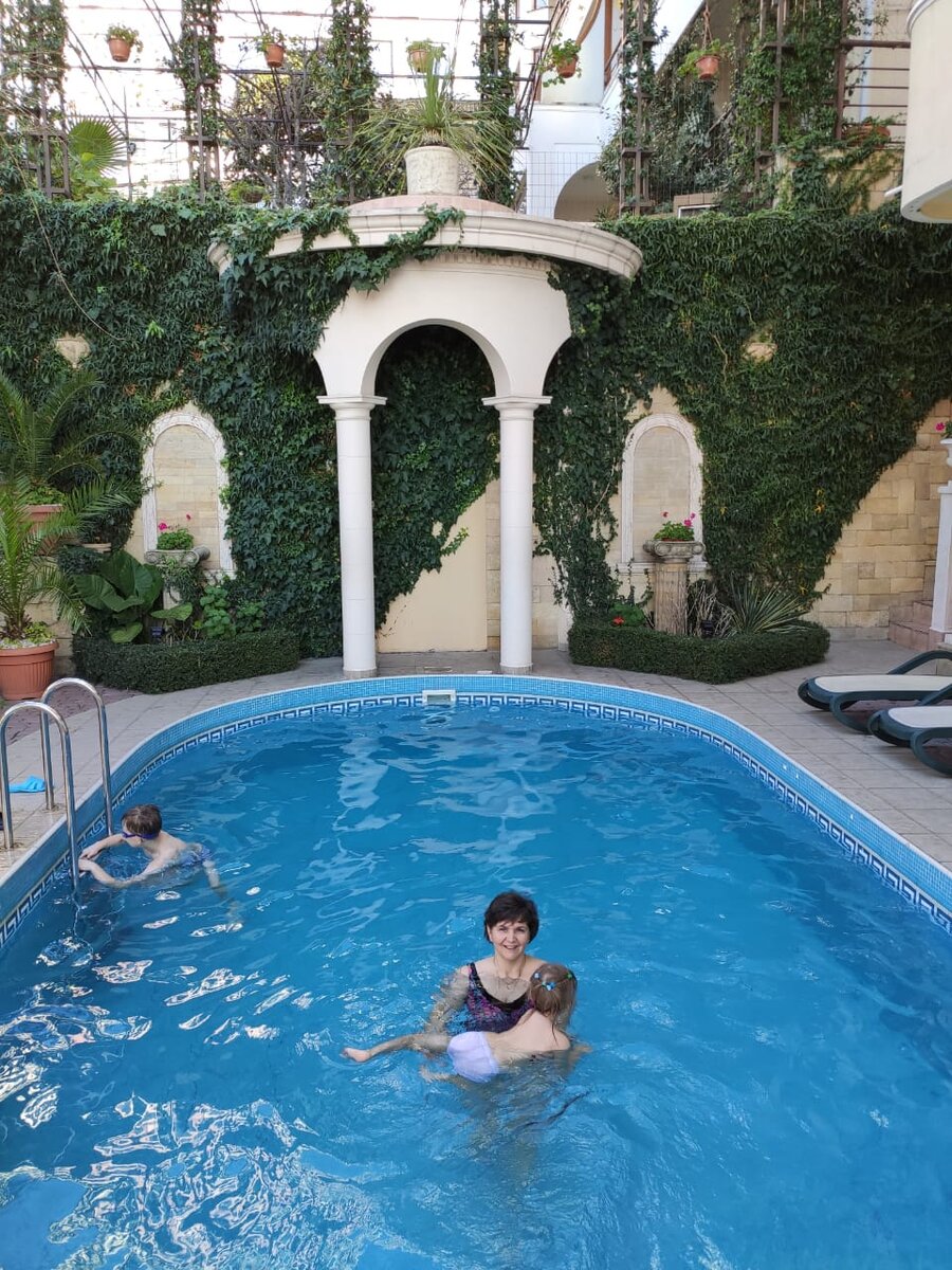 В бассейне все же удалось поплавать ))) Декабрь 2020 года