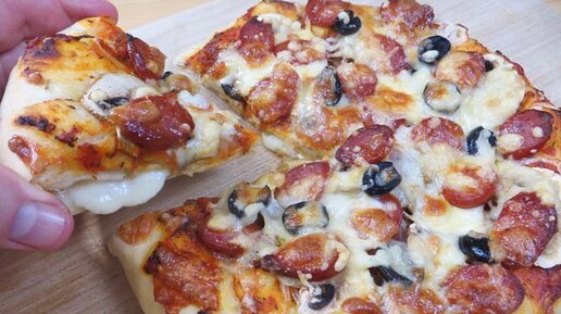 Пицца с морепродуктами в домашних условиях в духовке